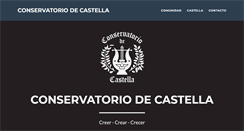Desktop Screenshot of conservatoriodecastella.com